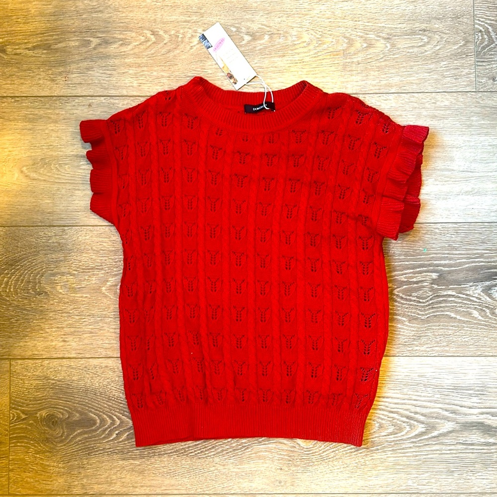 Dokotoo Tops for Women Trendy 2025 Casual Short Sleeve Sweater Knit Tops